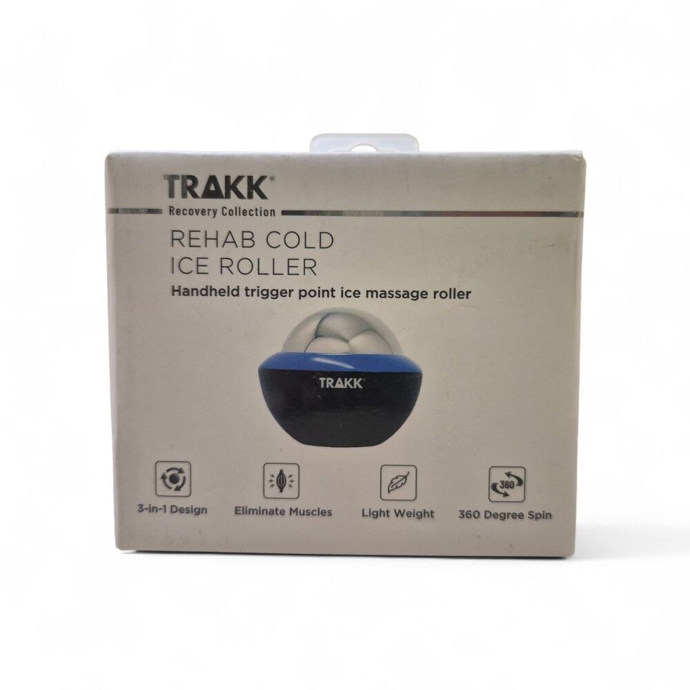 Brand New TRAKK REHAB COLD ICE ROLLER MODEL NO#TR-CRYOBALL-100#6781